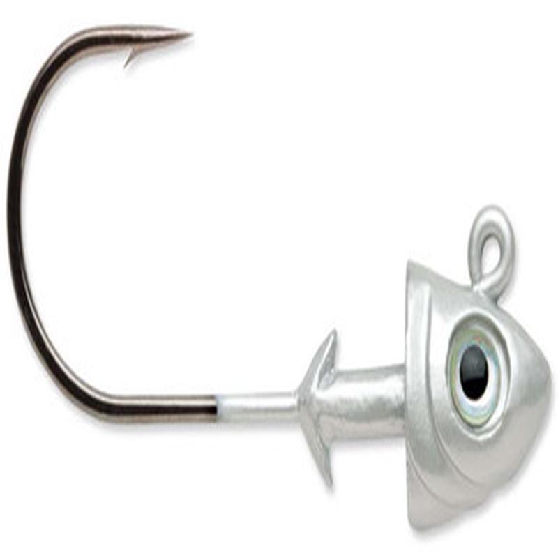 VMC FSJ34 Flat Shad Jig Metallic White