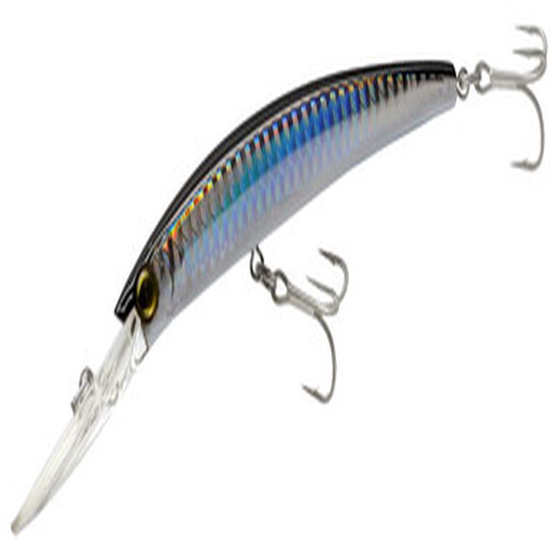 Yo-Zuri Crystal Minnow R1134 Deep Diver 3-1/2in C4 Silver Black