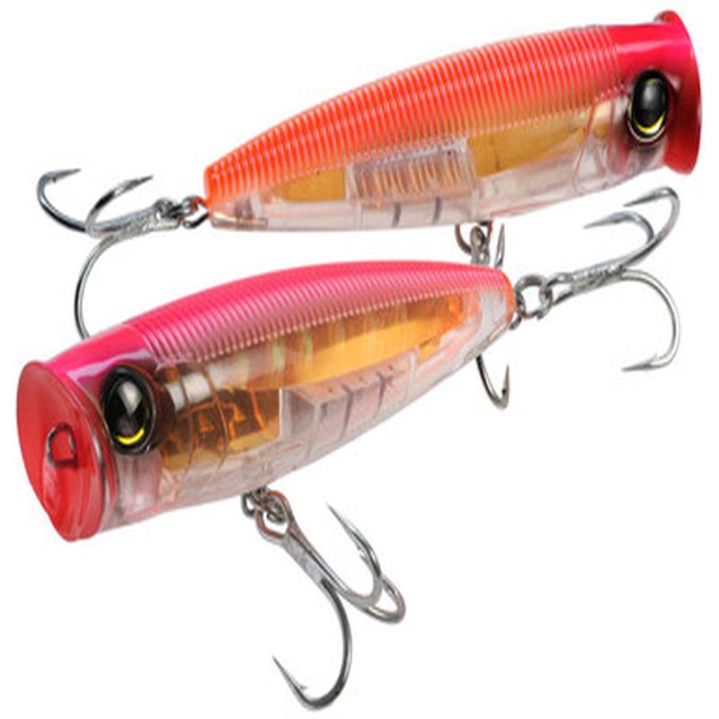 Yo-Zuri R1168 3D Popper Lure Pink/Orange