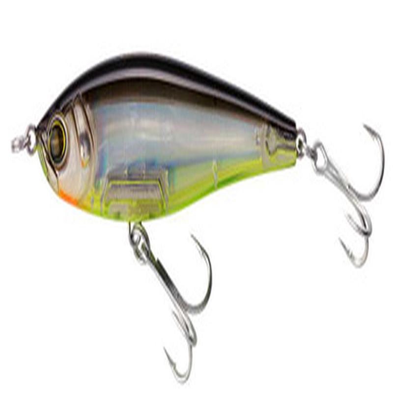Yo-Zuri R1207 3D Inshore Twitchbait Lure 2-3/4 in. - Black Silver Chartreuse