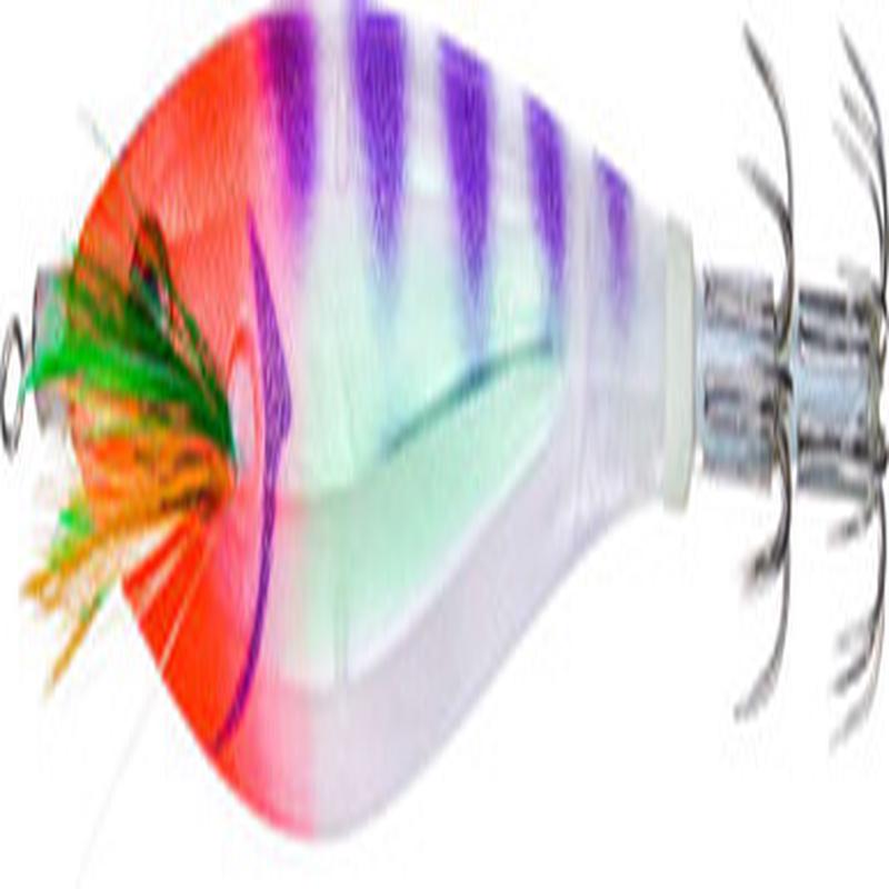 Yo-Zuri Ultra 3D Cloth M2 #S Squid Jig - 3 3/4in - Clear Luminous Red Head