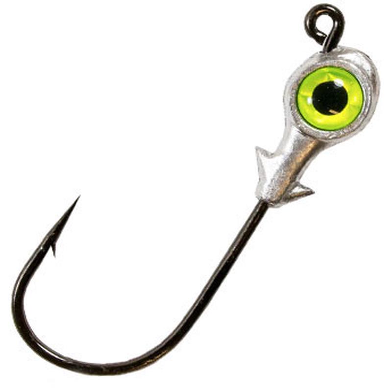 Z-Man Redfish Eye Jigheads - 1/8oz - Chartreuse