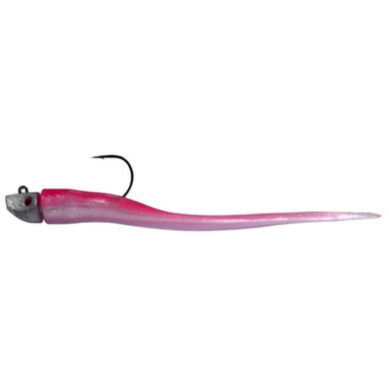 Al Gags EEL3 Whip-It Eel Lure 10in 06 Pink Silver