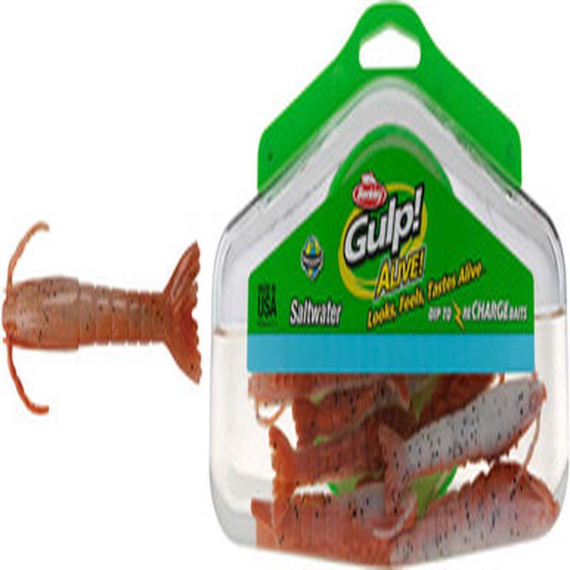 Berkley GASHPSH3 7.4oz Gulp Alive 3'' Shrimp New Penny