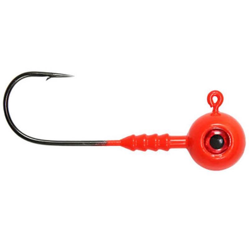 Jigging World Power Ball V2 Jig Head - 1oz - Salmon Red
