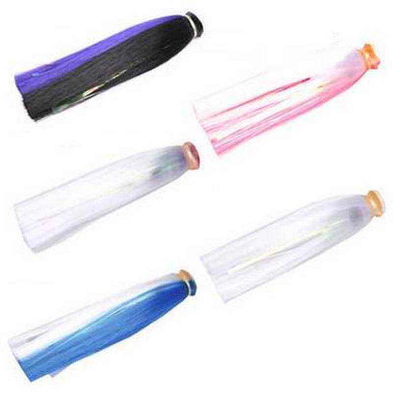 Joe Shute Lures Skirted Trolling Lure - 8oz - Black Head - Green Skirt