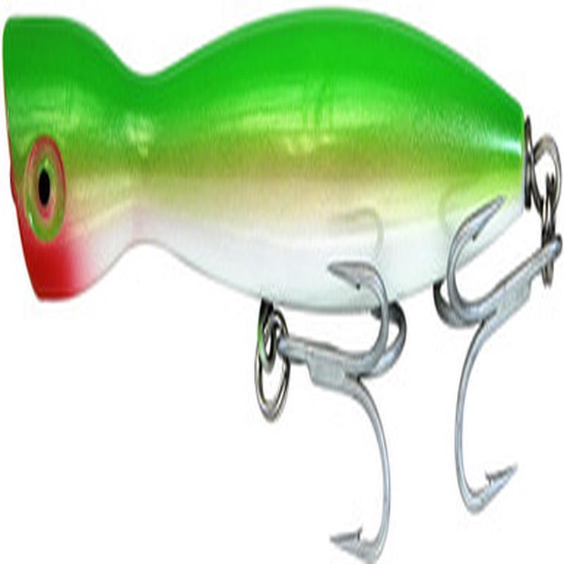 Super Strike PP6W Little Neck Popper - Sinking - Neon Green