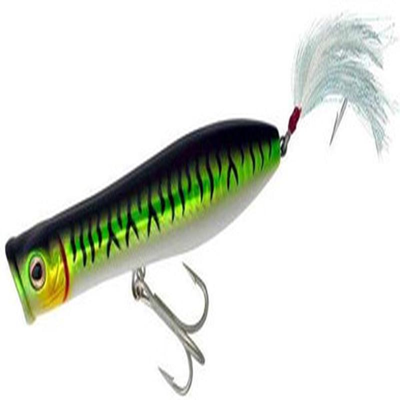 Tsunami TSTP5XD Talkin' Popper Lure - 5 in. - 1-5/8 oz. 219 Green Mackerel