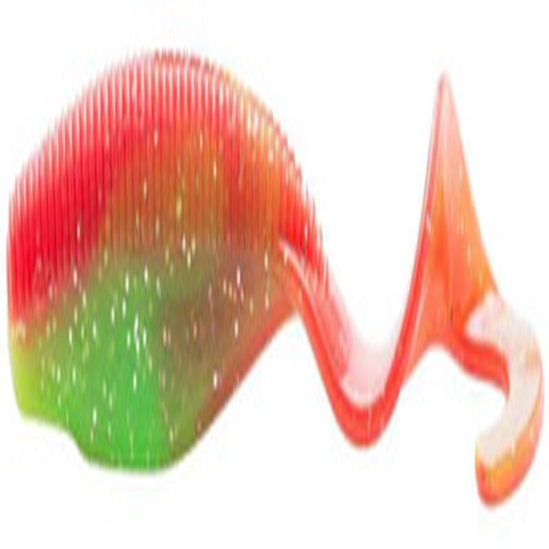 Z-Man StreakZ Curly TailZ - 7in - Nuked Chicken Glow