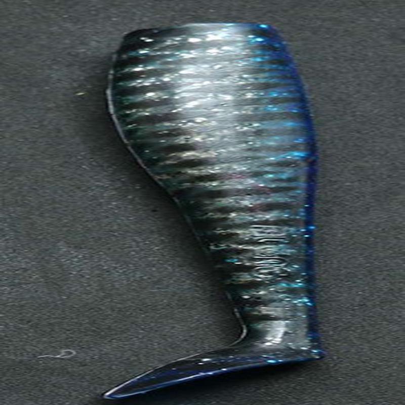 Al Gag's Whip-It Fish Lures Replacement Tails 6in Blue Mackerel