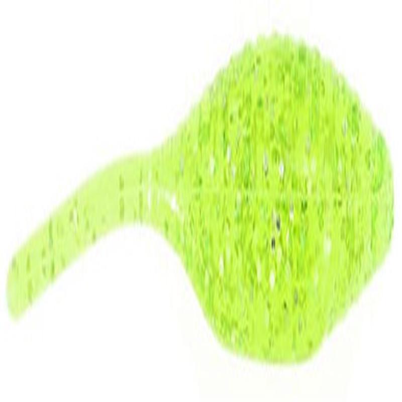 Bass Assassin SA01 1/2" Tiny Shad Lure SA01452 Chartreuse Silver Glitter
