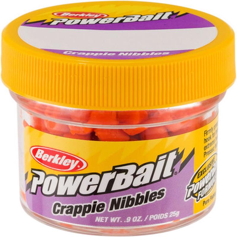 Berkley CNFO PowerBait Crappie Nibbles - Fluorescent Orange