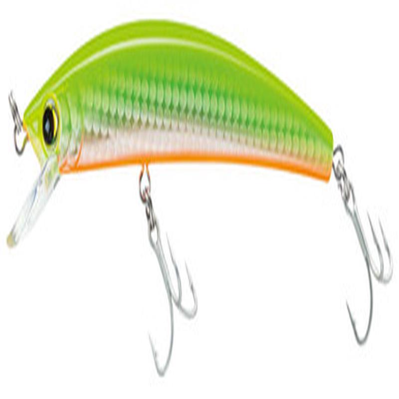 Yo-Zuri R1124 Crystal Minnow Floating Lure HCL Holographic Chartreuse