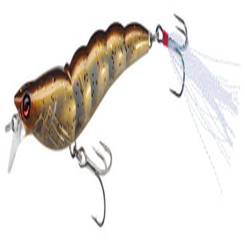 Yo-Zuri R1162 Crystal 3D Shrimp NPGF New Penny Gold Flake