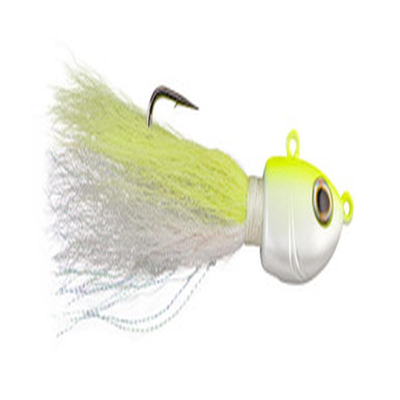 Berkley Fusion19 Bucktail - 4oz - White Chartreuse