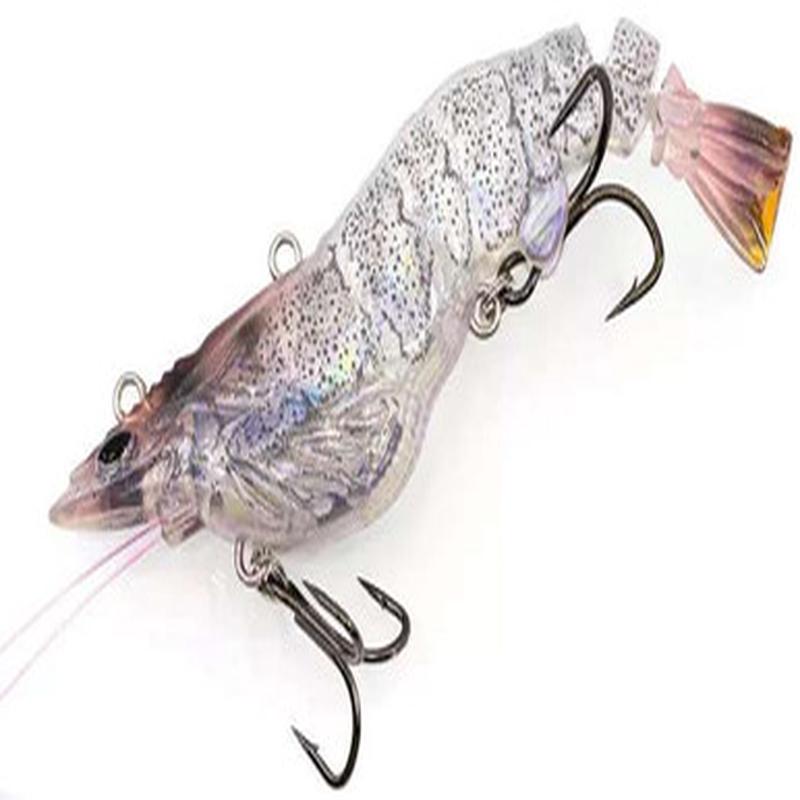 Chasebaits Armour Prawn - 4.25in - Jelly Prawn