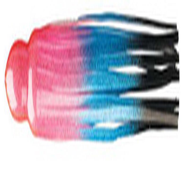 Fathom Offshore OC22 Trolling Lure Skirt - Pink to Blue Flake to Blck