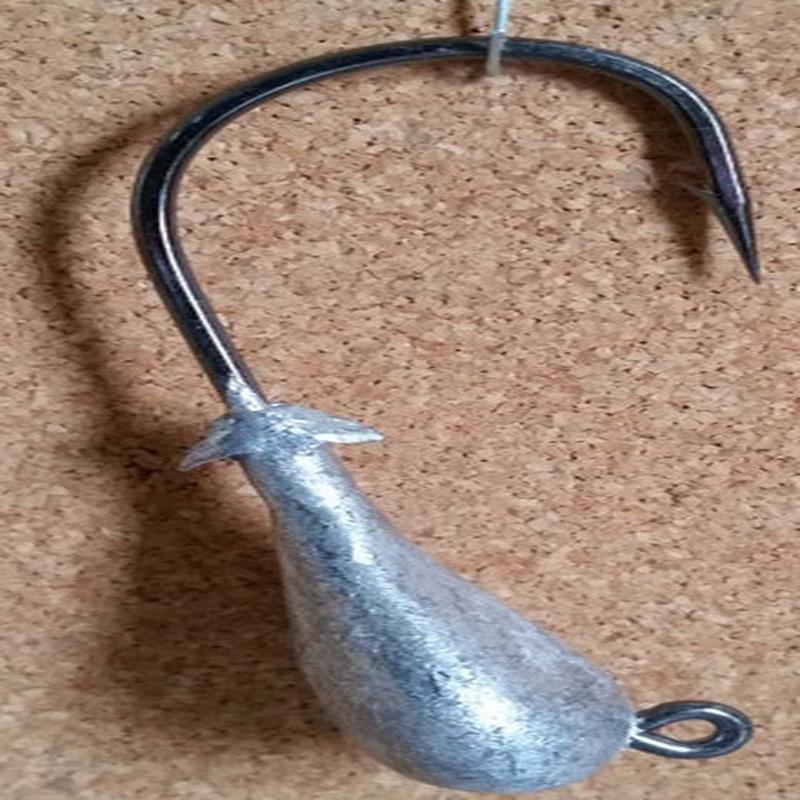 Mission Fishin Double Barbed 1oz 6/0 Unpainted Jig Heads