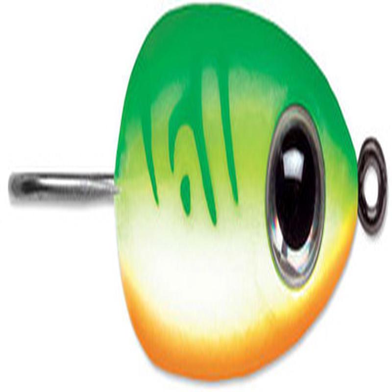 VMC Tear Drop Jig - 1/8oz - Glow Green Fire