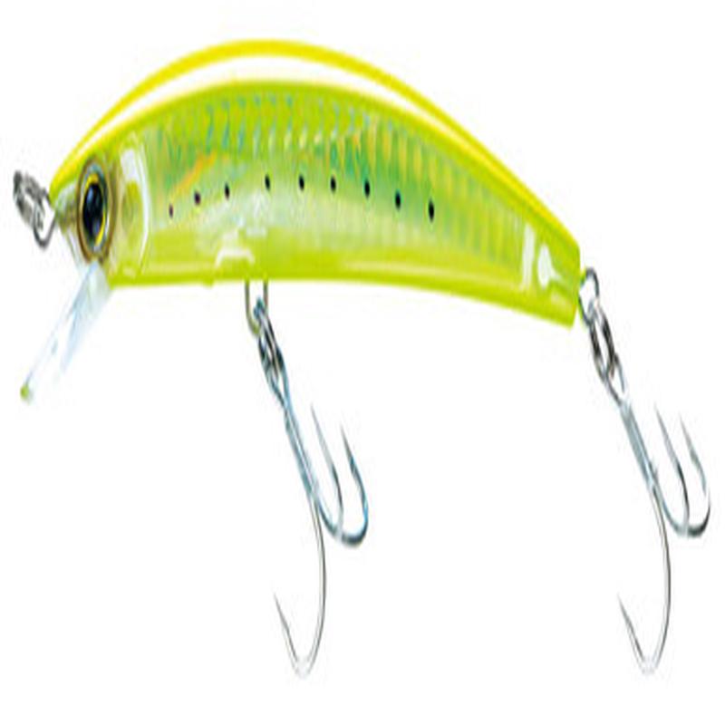 Yo-Zuri F1145 Crystal 3D Minnow GHCS Chartreuse Silver