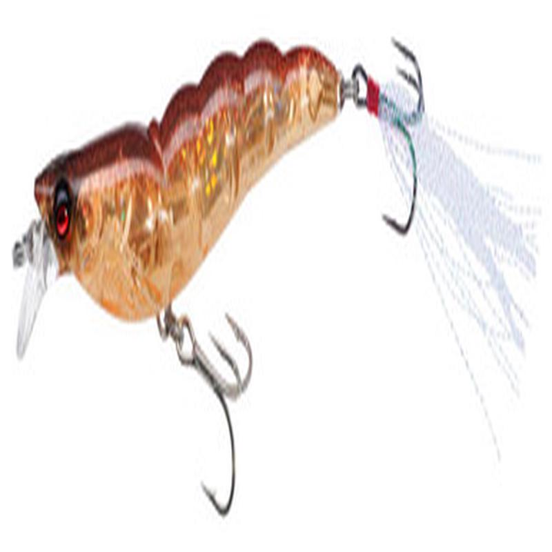 Yo-Zuri R1162 Crystal 3D Shrimp HRT Holographic Ultra Violet Rootbeer