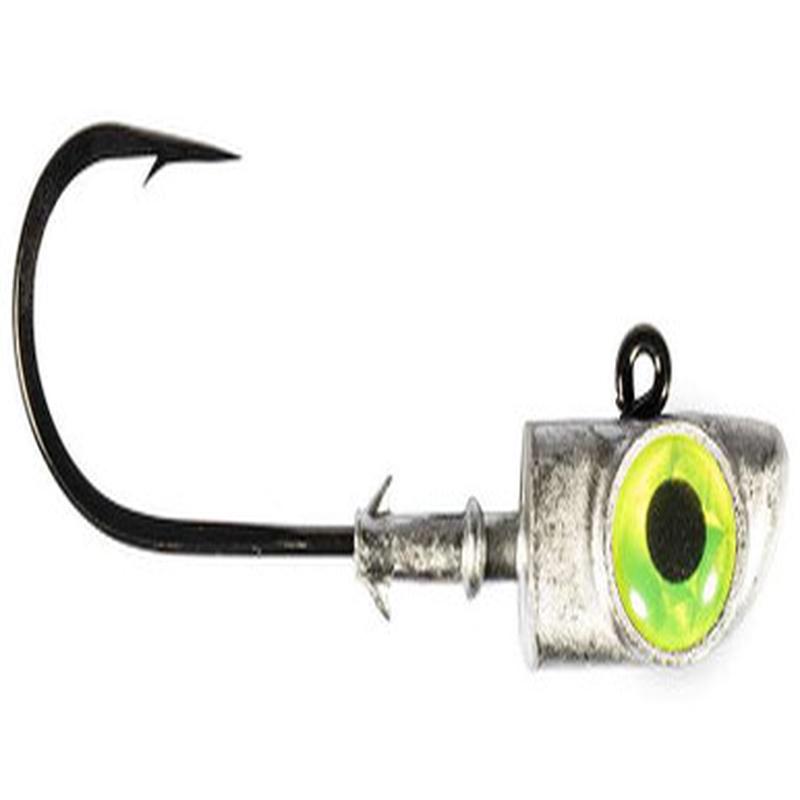 Z-Man DieZel Eye Jighead - 2oz - 6/0 - Charteuse