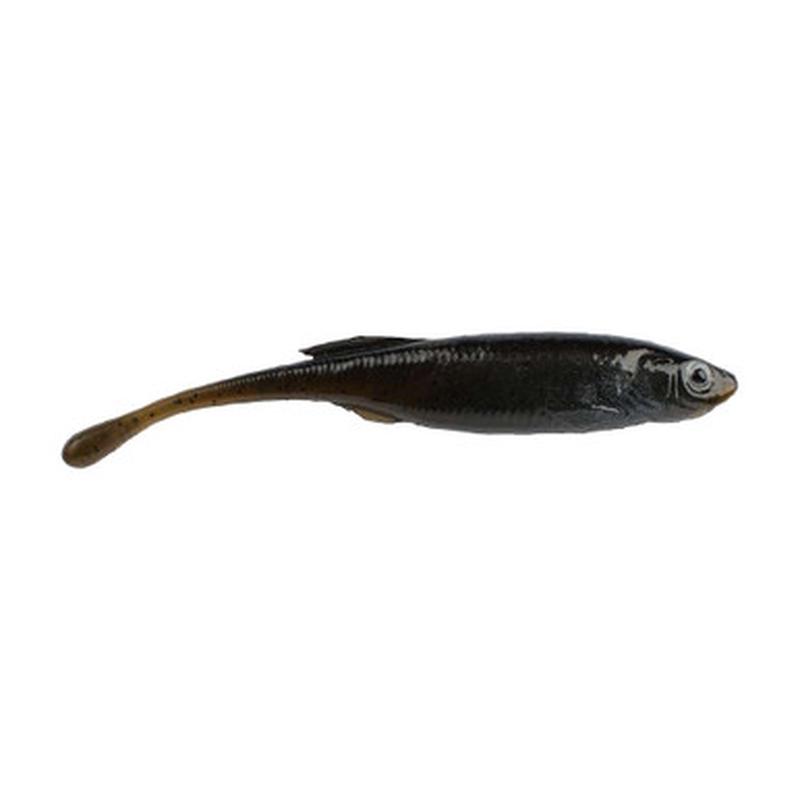Berkley PowerBait Drip Minnow - 5in - 4 Pack - Green Pumpkin Shad