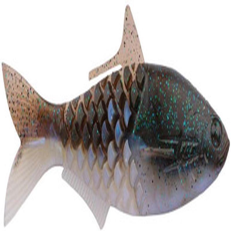 Berkley PowerBait Shad-E Swimbait - 6.1in - IKE's Grn Pmpkn Blue Flsh