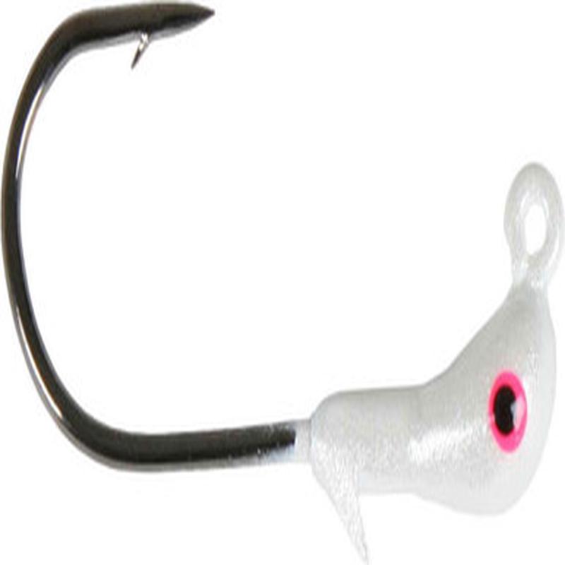 Blue Water Candy After Shock Jig Heads - 1/4 oz. White