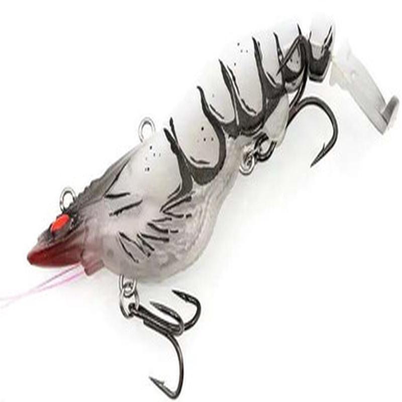 Chasebaits Armour Prawn - 4.25in - Glow Zombie