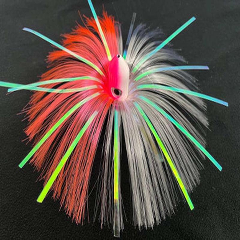 Joe Shute Lures Skirted Trolling Lure - 5-3/4oz - Pink/White Head - Pink/Crystal Skirt