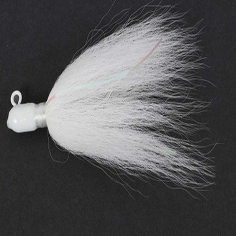 MagicTail Bullet Head Bucktail - 6oz - White