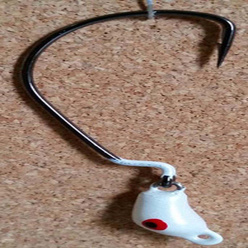Mission Fishin Swivel Head 3/8oz Pearl White Jig Heads