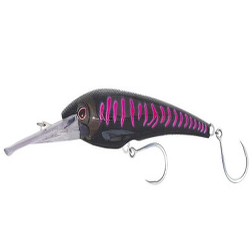 Nomad Design DTX Minnow HD Trolling Lure - 220LRS HD - Black Pink Mackerel