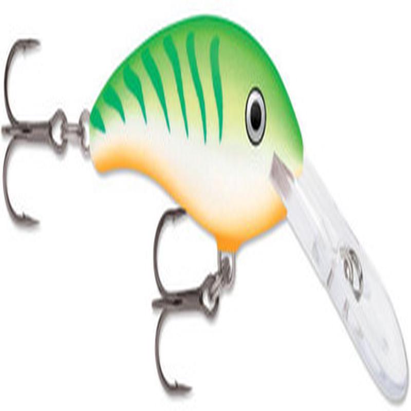 Rapala Shad Dancer 04 Crankbait - Green Tiger UV