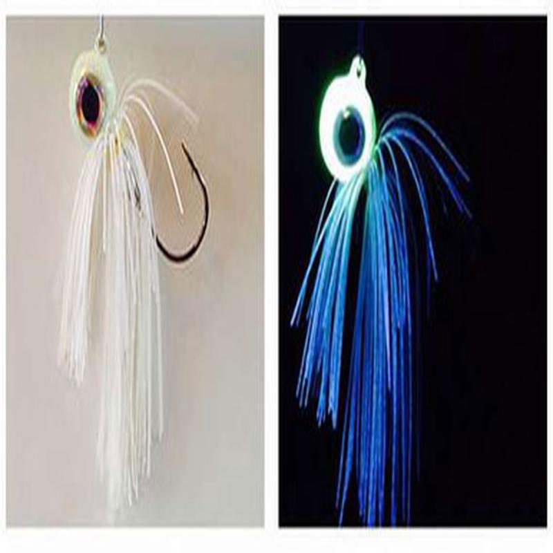 S & S Bucktails Octopi Glow Jigs - 5oz 06 Orange Glow