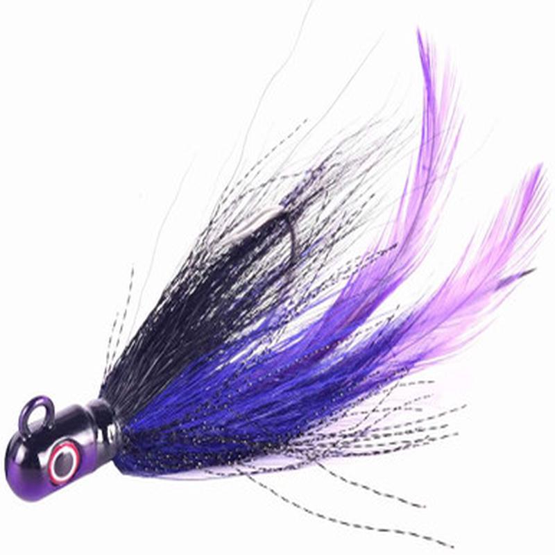 S&S Bucktails Pro Rock Hopper Bucktail Jig - 1.5oz Blurple