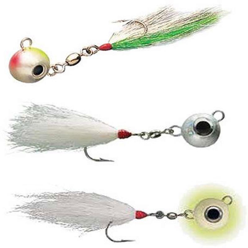 Tsunami TSBJ-6 Ball Jig Lure Chartreuse/White