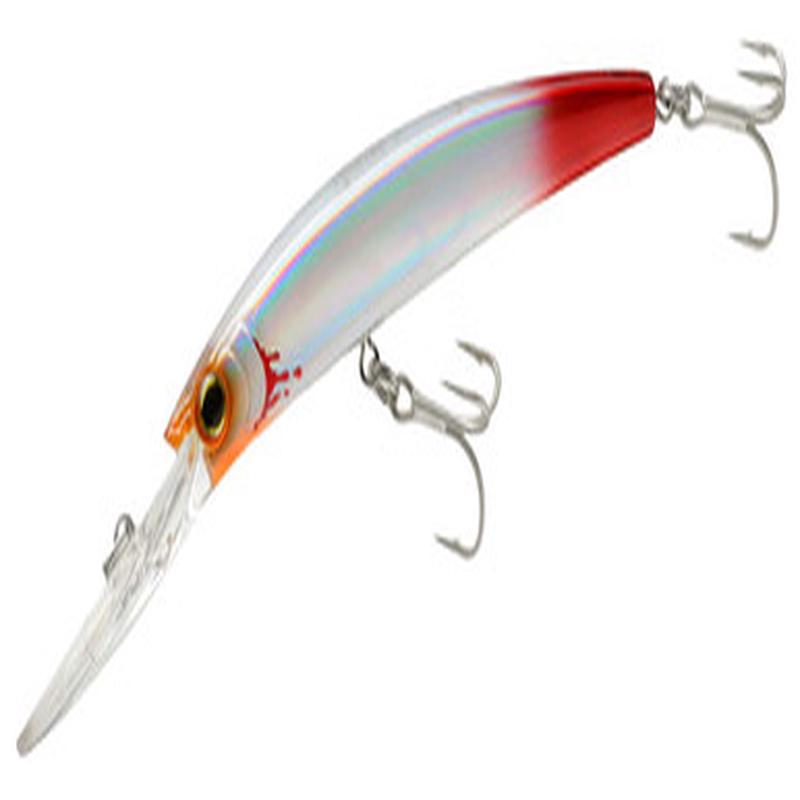 Yo-Zuri Crystal Minnow R1135 Deep Diver 4-3/8in HBGS Bleeding Ghost Shad