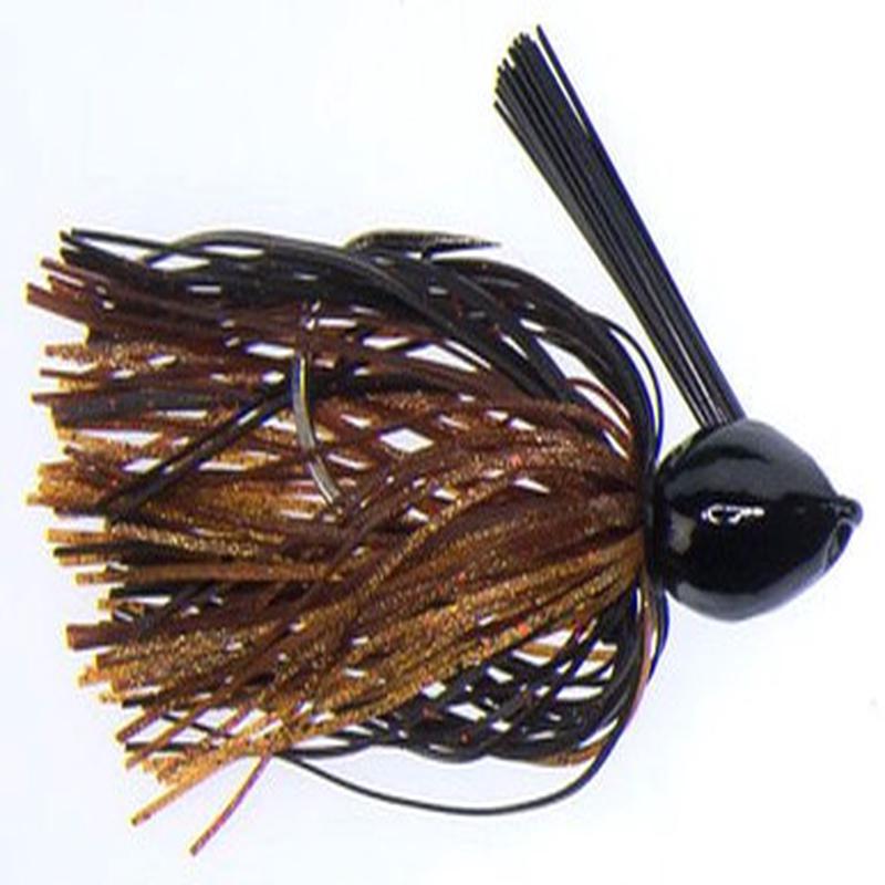 All-Terrain Tackle Grassmaster Jig Lure 3/8oz Black Brown Amber