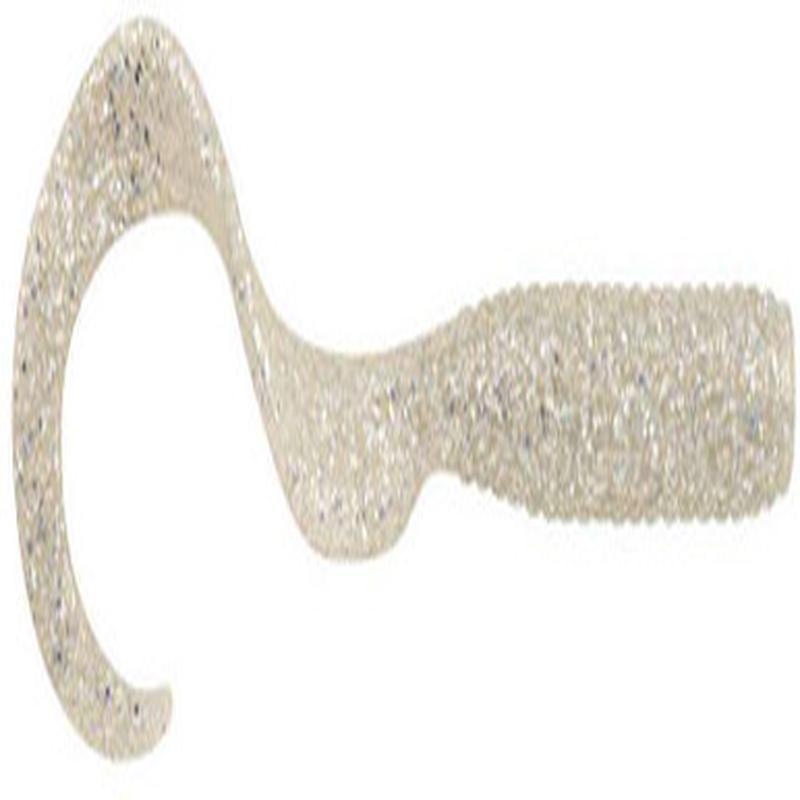 Berkley Gulp! Freshwater Grub - 4in - White Bling