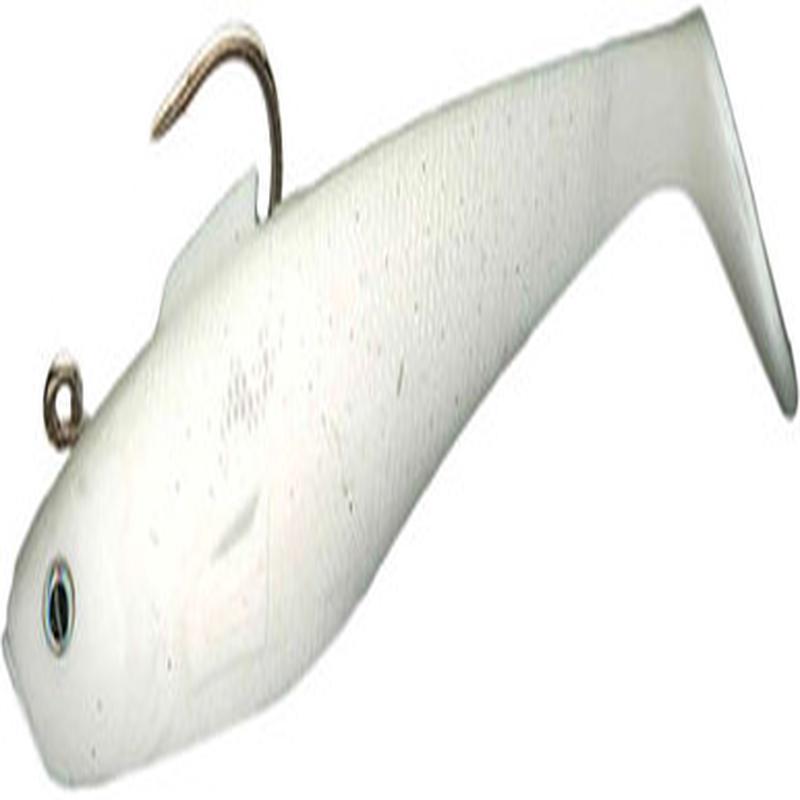 Tsunami Swim Shad Soft Swimbaits - 6in - Opaque White (3pk)
