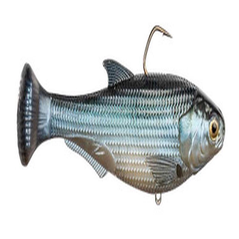 Z-Man Shadtron LT Swimbait - 4.5in - Slow Sinking - Glimmer Shad