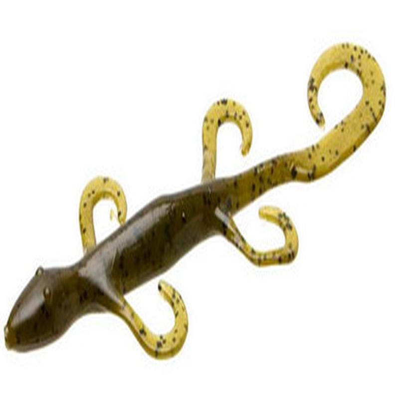 Zoom Lizard Bait 6in Green Pumpkin