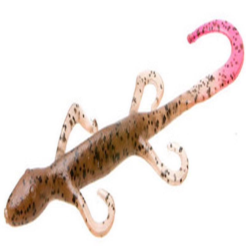 Zoom Lizard Bait - 6in - Pumpkin Fire
