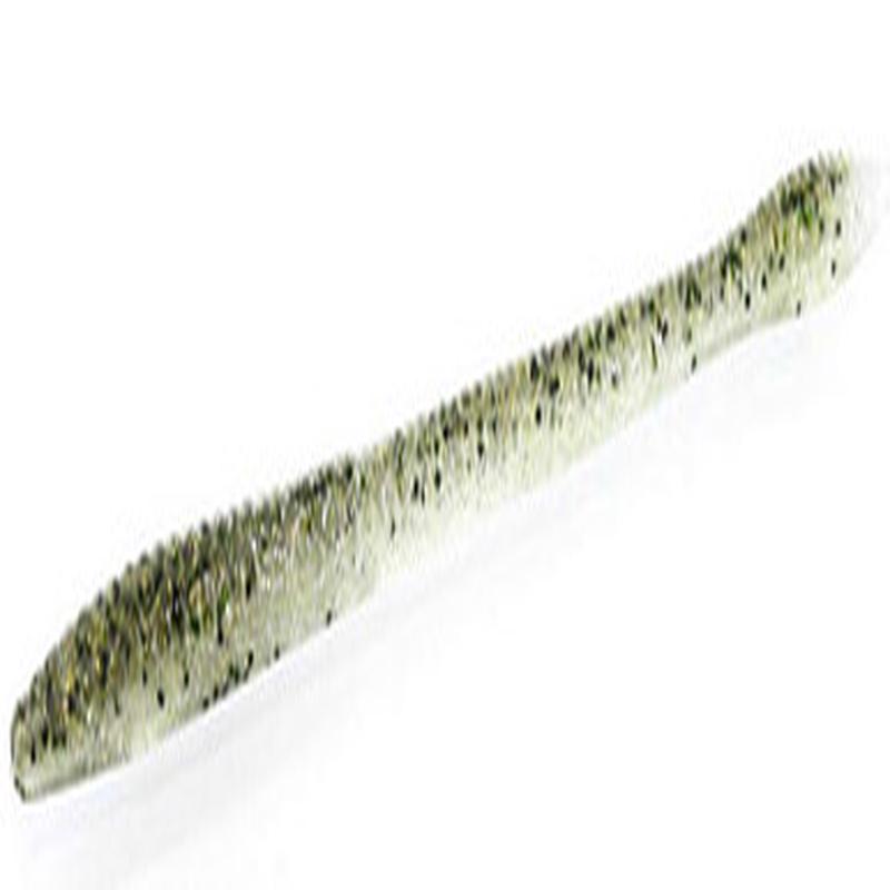 Zoom Trick Worm - 6-1/4in - Green Flash