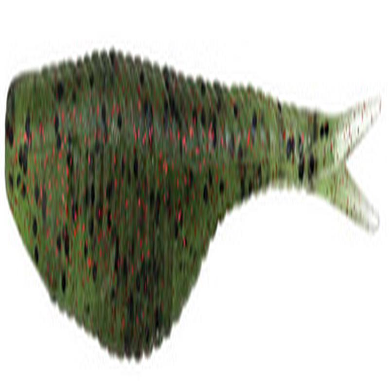 Damiki ARMSD-3 Armor Shad Soft Swimbait - 3in Watermelon Red Black