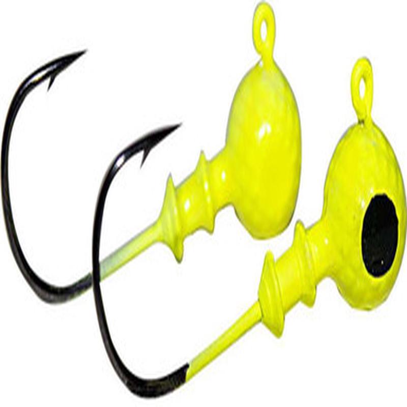 Mustad BH746 Elite Ball Jig Head Lure 3/16oz Chartreuse