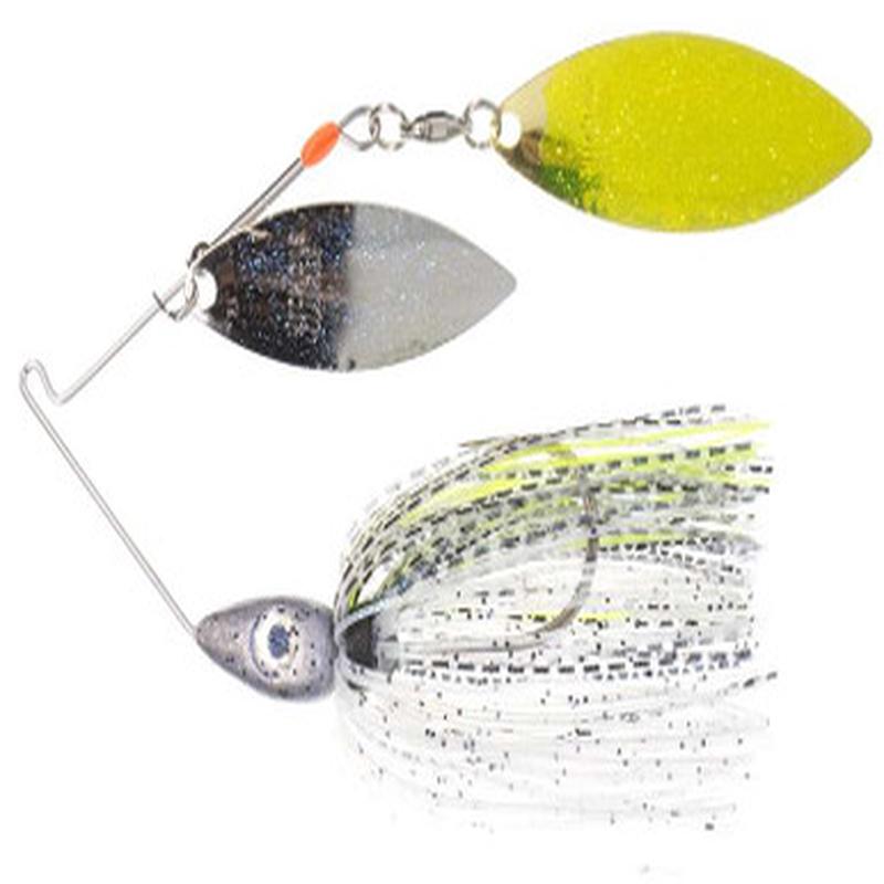 Nichols Lures Pulsator Metal Flake DW Spinnerbait - 3/8oz - Bombshell Shad