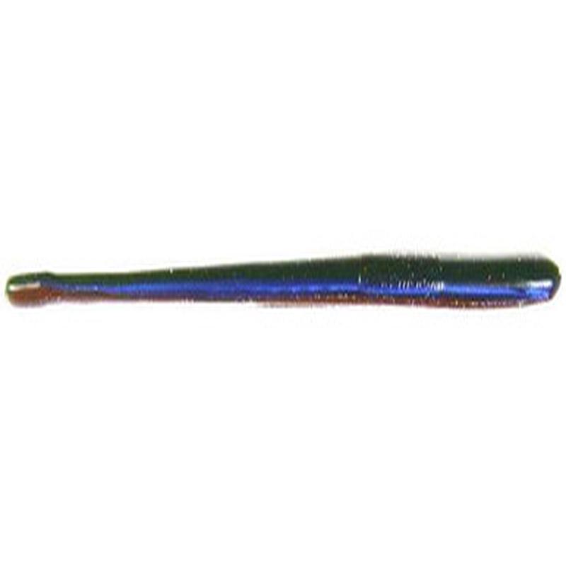 Roboworm SR-829Y Straight Tail Worm - 6 in. - Aaron's Magic w/ Red & Black Flake